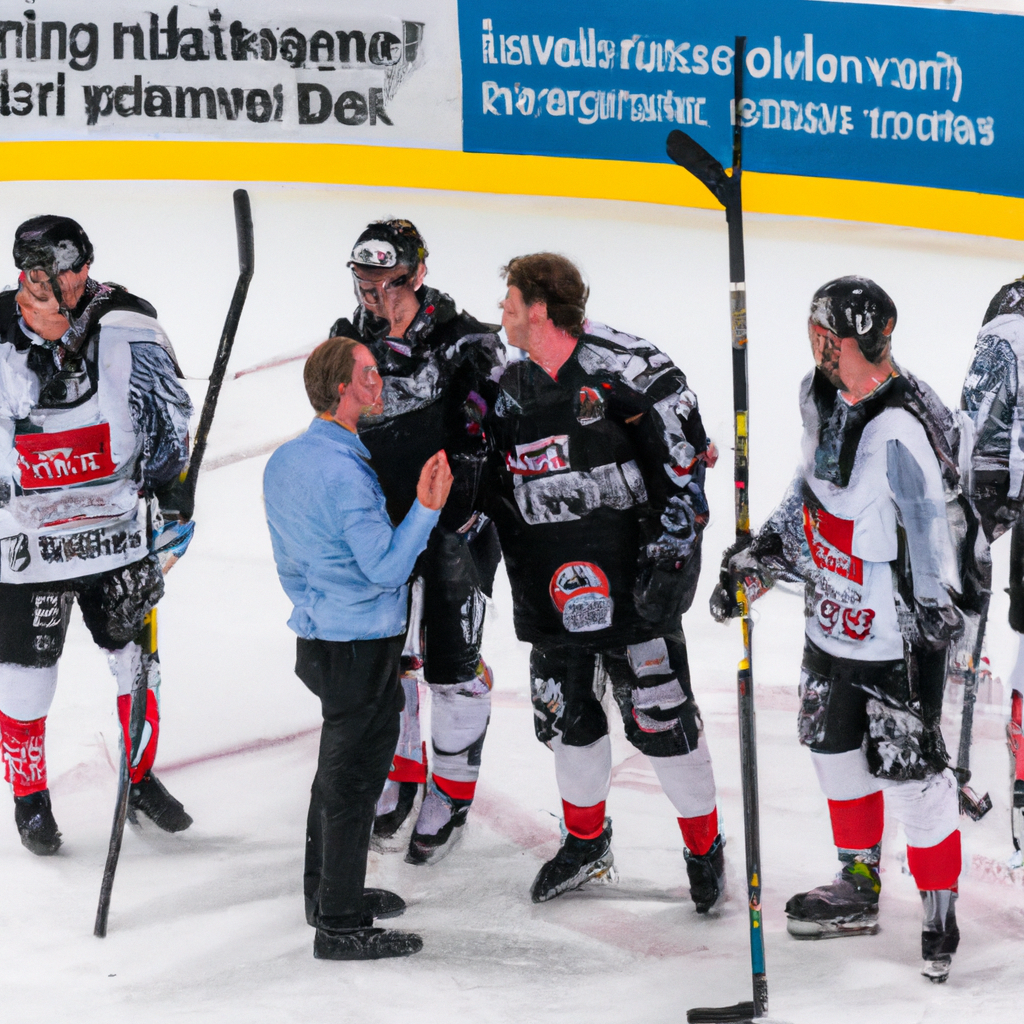 Spaß ist bei der Saisoneröffnung von Falken und HEC wichtigster Programmpunkt