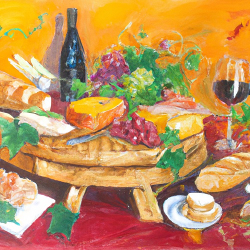 Kulinarische Weintafel