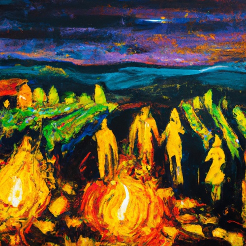 Fackel-Weinwanderung