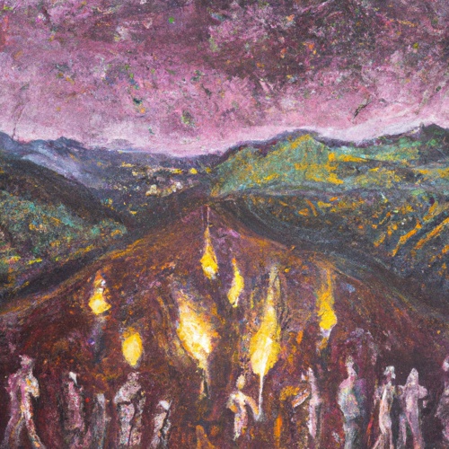 Fackel-Weinwanderung