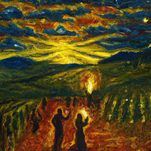 Fackel-Weinwanderung