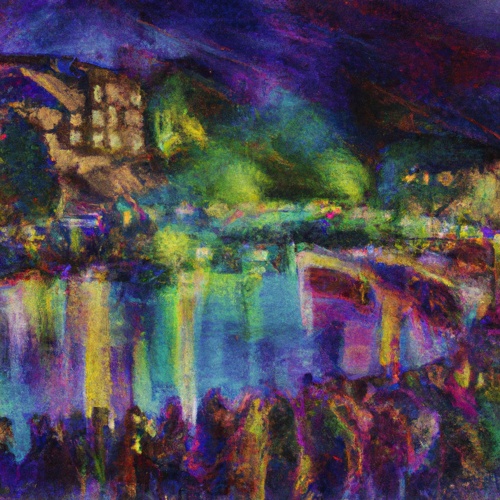 Heilbronner Lichterfest am Neckar