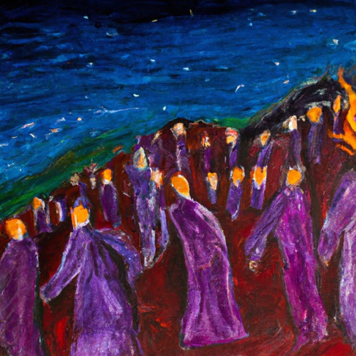 Fackel-Weinwanderung in Heilbronn