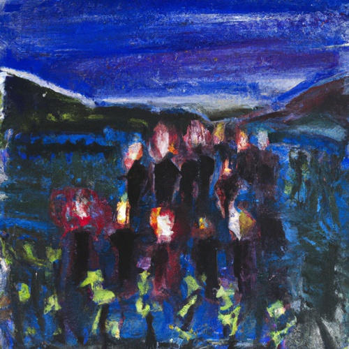 Fackel-Weinwanderung