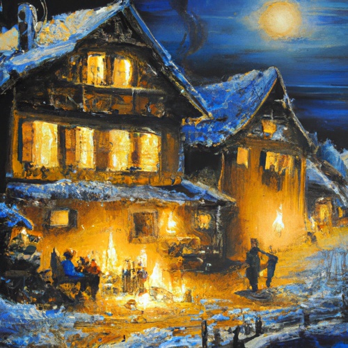 Exklusiver Abend im Winterdorf zu gewinnen