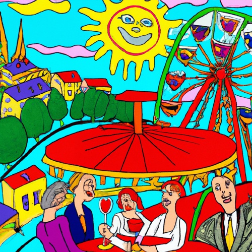 RNZ-Riesenrad-Weinprobe: Eine Weinprobe in luftiger Höhe