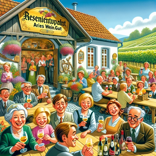 Traditionelle Besenwirtschaft im Jagsttal bei Aries Wein.Gut