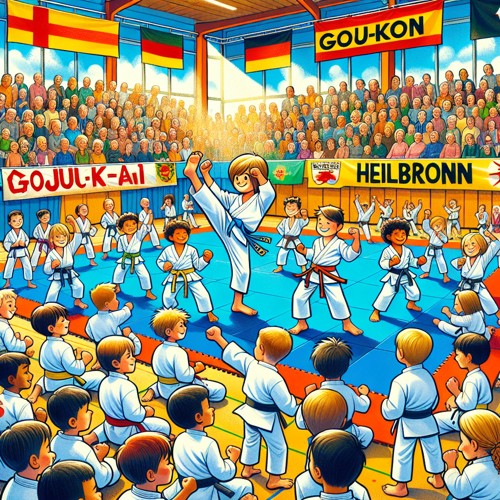 Kinder-Karateturnier in Heilbronn