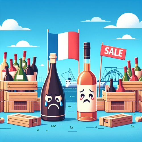 Frankreichs Wein- und Spirituosenexporte sinken