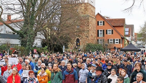 Demo in Weinsberg: Ein Zeichen für Toleranz und Demokratie