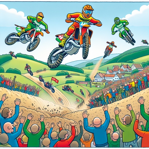 Triumphale Rückkehr der Motocrosser nach Frankenbach