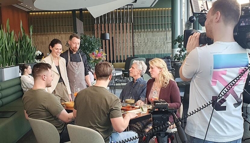 Dreh von „Mein Lokal, dein Lokal“ im Bildungscampus Heilbronn