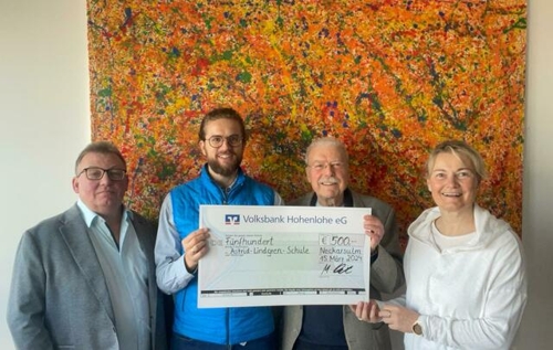 SC Dahenfeld spendet 500€ an Astrid Lindgren Schule – Neckarsulm