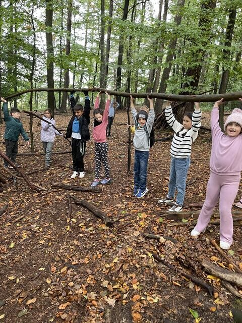Waldtag der Klasse 3 der Rosenauschule