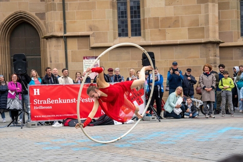 Die Innenstadt von Heilbronn als Freiluft-Manege für Bildung