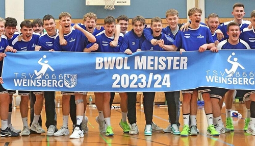 A-Junioren-Handballer des TSV Weinsberg holen baden-württembergischen Meistertitel