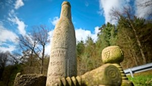 Neu gestalteter Weinbau- und Skulpturenweg in Weinstadt