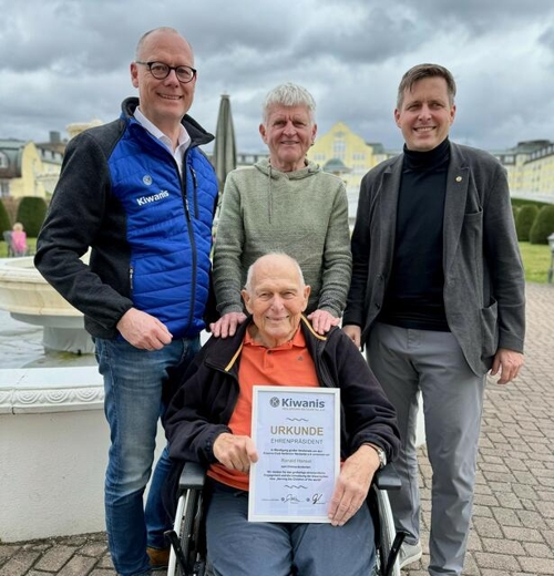 Ronald Hansel ist jetzt Ehrenpräsident