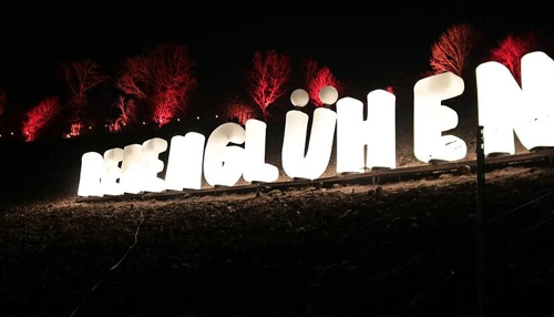 Rebenglühen in Bretzfeld: Ein Lichtermeer in den Weinbergen