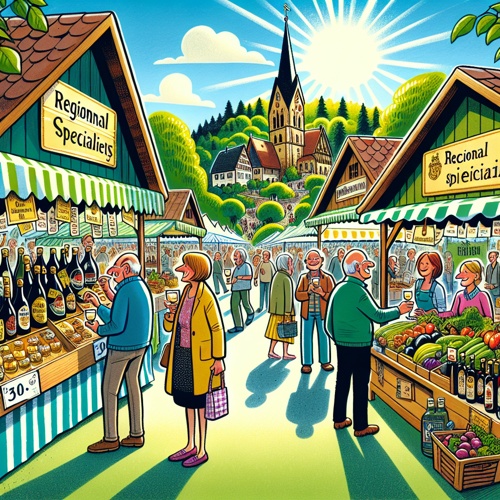 Buchen: Naturparkmarkt mit lokalen Weinen