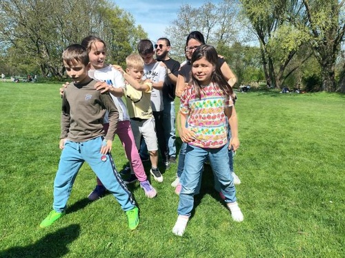 Training für das Internationale Pfingstjugendtreffen in Heilbronn