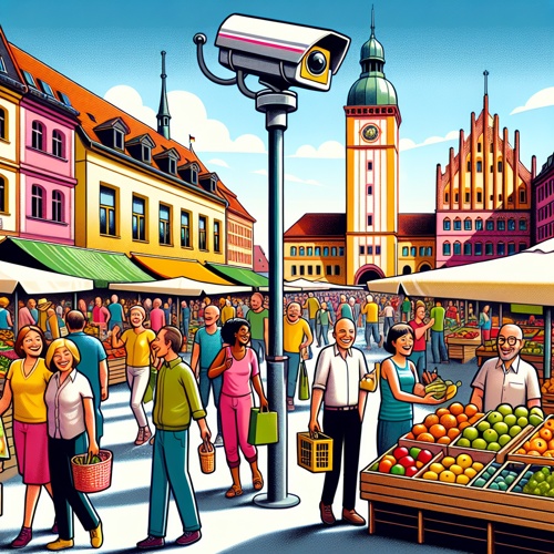 Videoüberwachung am Marktplatz Heilbronn