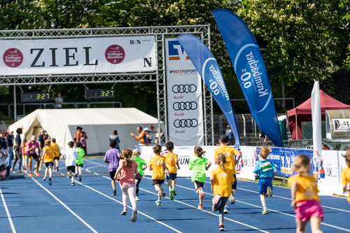 Mini-Trolli Zieleinlauf