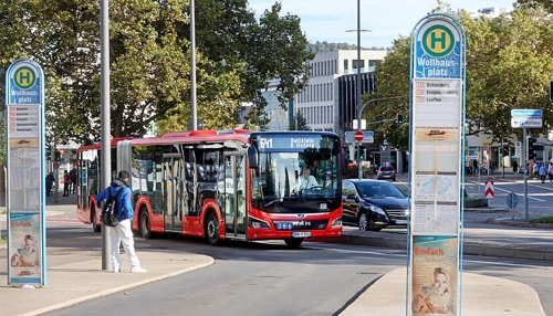 Heilbronn rüstet Stadtbusse mit digitalen Systemen aus