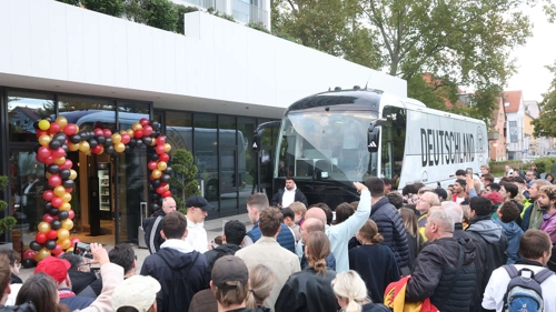 Selfie-Alarm in Heilbronn mit DFB-Kickern