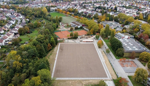 Neuer Sportpark des SV Heilbronn am Leinbach in Frankenbach
