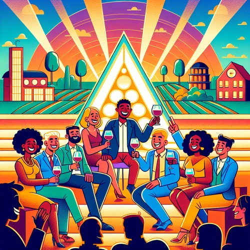 Talkshow unter der Pyramide: Weinbegleitung durch Jungwinzer in Heilbronn