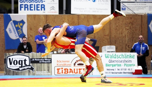 Red Devils in Obereisesheim: Emotionen und Jubel in der Ringer-Verbandsliga