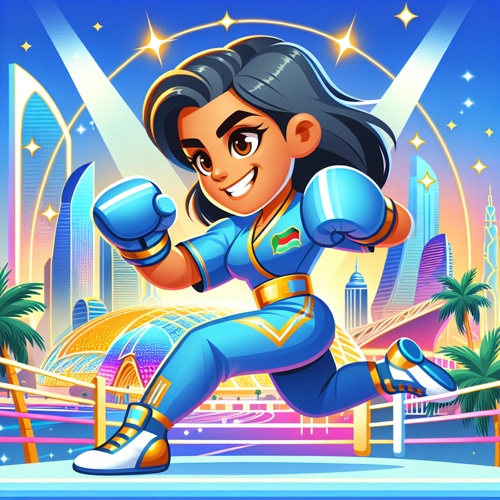 Stefanie Megerle kämpft um Gold im Kickboxen