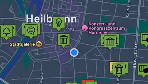 Bürger beteiligen sich: Der Mängelmelder der Stadt Heilbronn