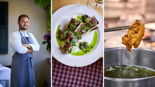 Besser Essen im Winzerhaus Rebstock: Cordon Bleu und Wein