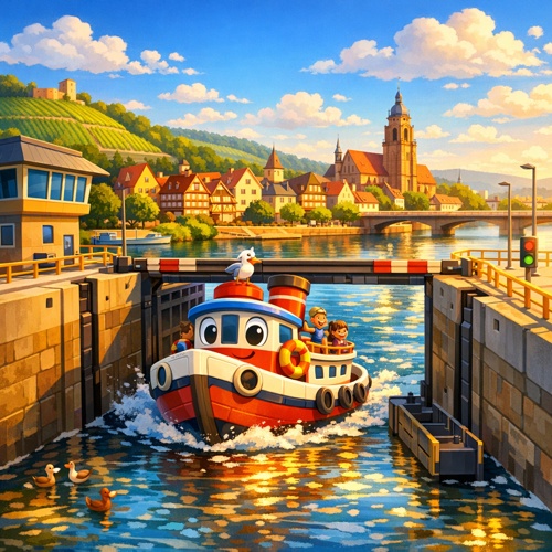 Schleusendebatte in Heilbronn: Entscheidung über die Zukunft als Hafenstadt