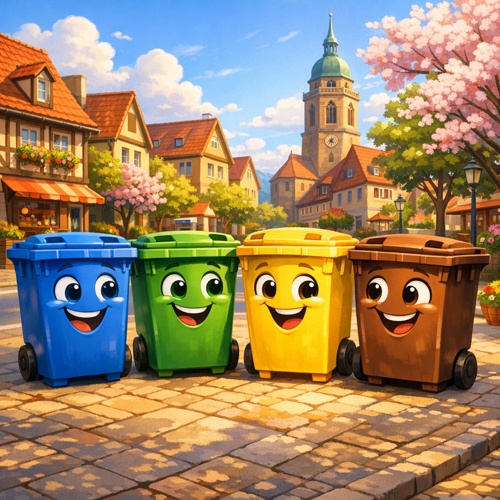 Neues Abfallsystem in Heilbronn: Verzögerungen und Diskussionen