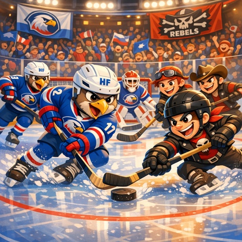 Heilbronner Falken unterliegen den Rebels mit 2:7