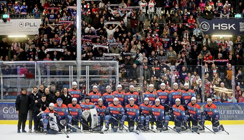 Heilbronner Falken feiern 4:3 gegen Lindau – Emotionaler Abschied