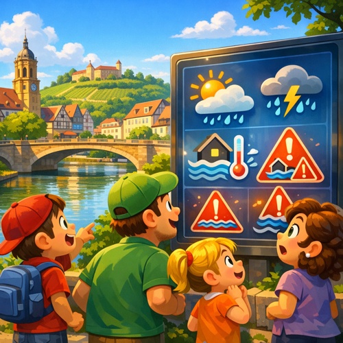 Digitale Informationen zur Hochwassergefahr in Heilbronn