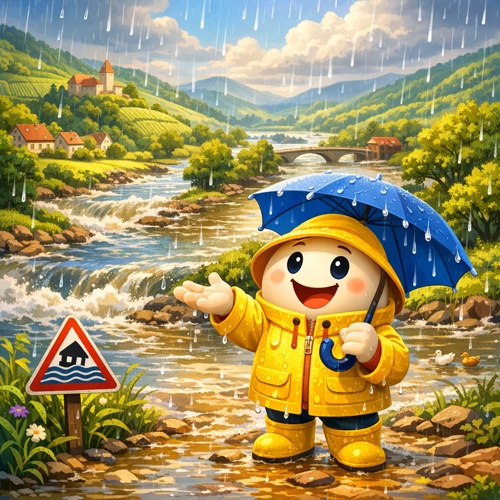 Hochwasser-Warnung für Heilbronn: Vorsicht an Rems, Sulm und Murr