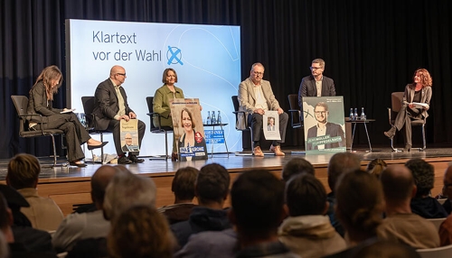 Wahlforum mit Wein und Kulinarik