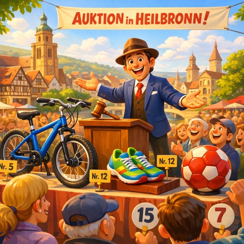 Auktion in Heilbronn: Sport- und Freizeitartikel im Angebot