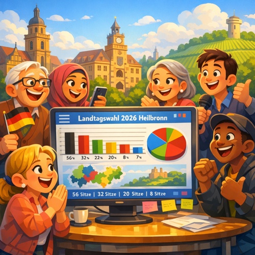 Digitale Wahlberichterstattung in Heilbronn