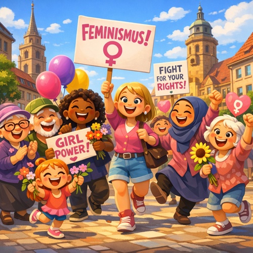 Feministische Demo in Heilbronn