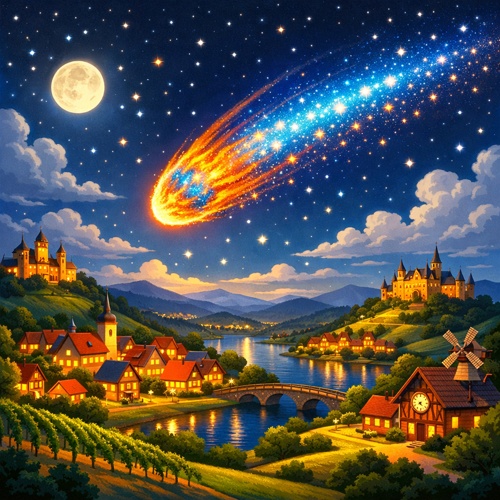 Meteorit über Baden-Württemberg gesichtet