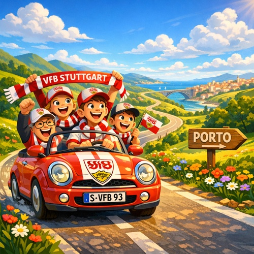 Anreise-Problemen zur Porto-Partie? Das müssen VfB-Fans aus Heilbronn wissen