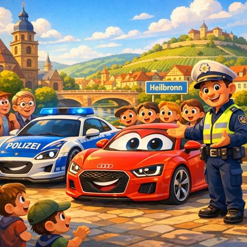 Polizei beschlagnahmt Audi-Sportwagen in Heilbronn