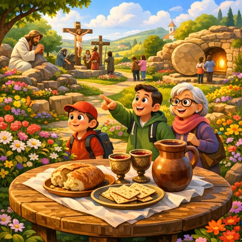 Ostergarten in Künzelsau: Eine begehbare Erfahrung der Passion und Auferstehung Jesu