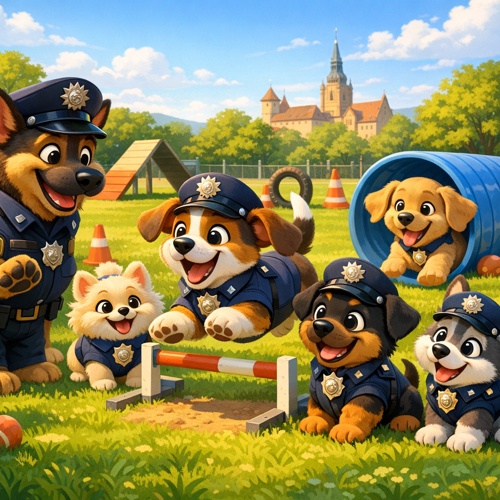 Spürnasen in Ausbildung: Polizeihunde in Heilbronn